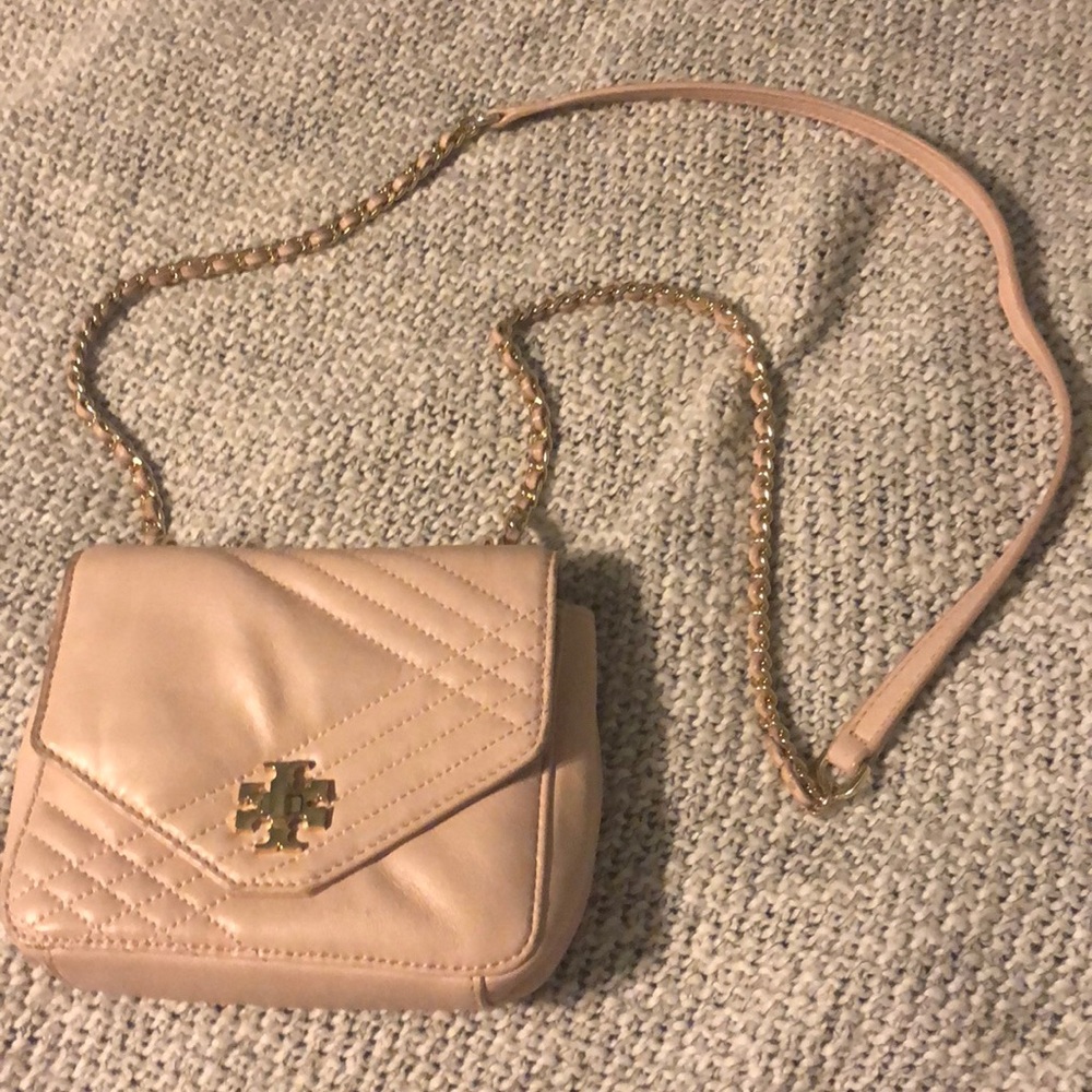 TORY BURCH - blush & chain crossbody bag
